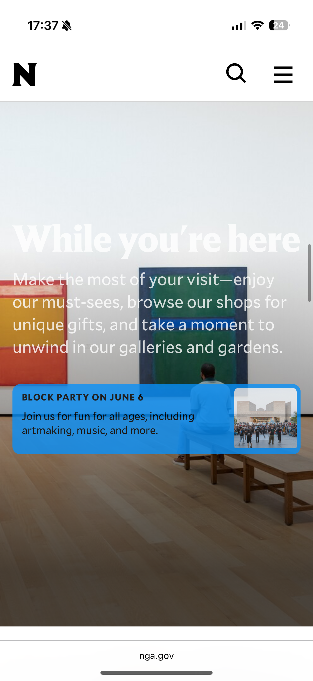 Rec 1C Before: While You're Here — white text over background image