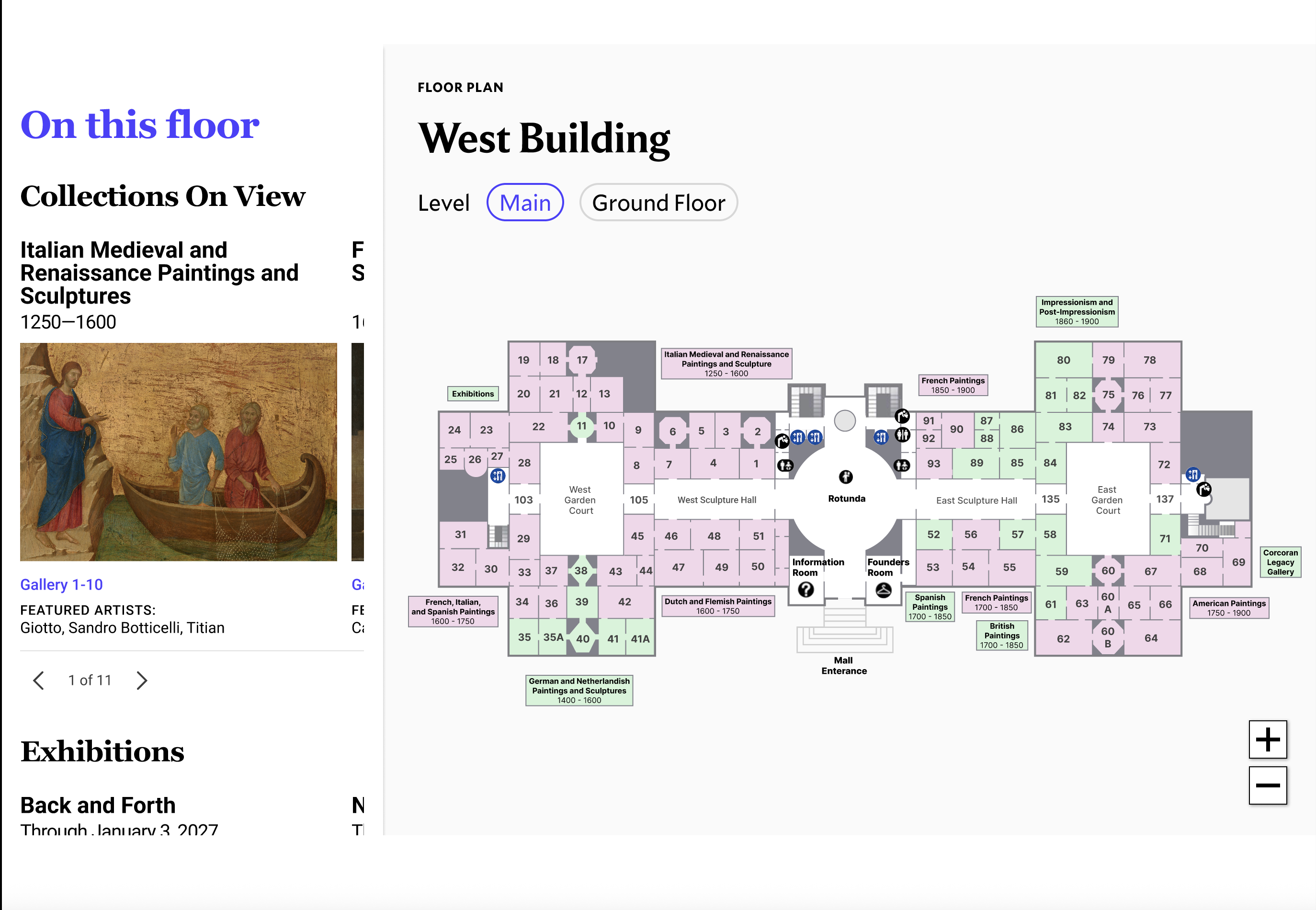 Rec 4A After: Interactive map-and-sidebar — two-way system