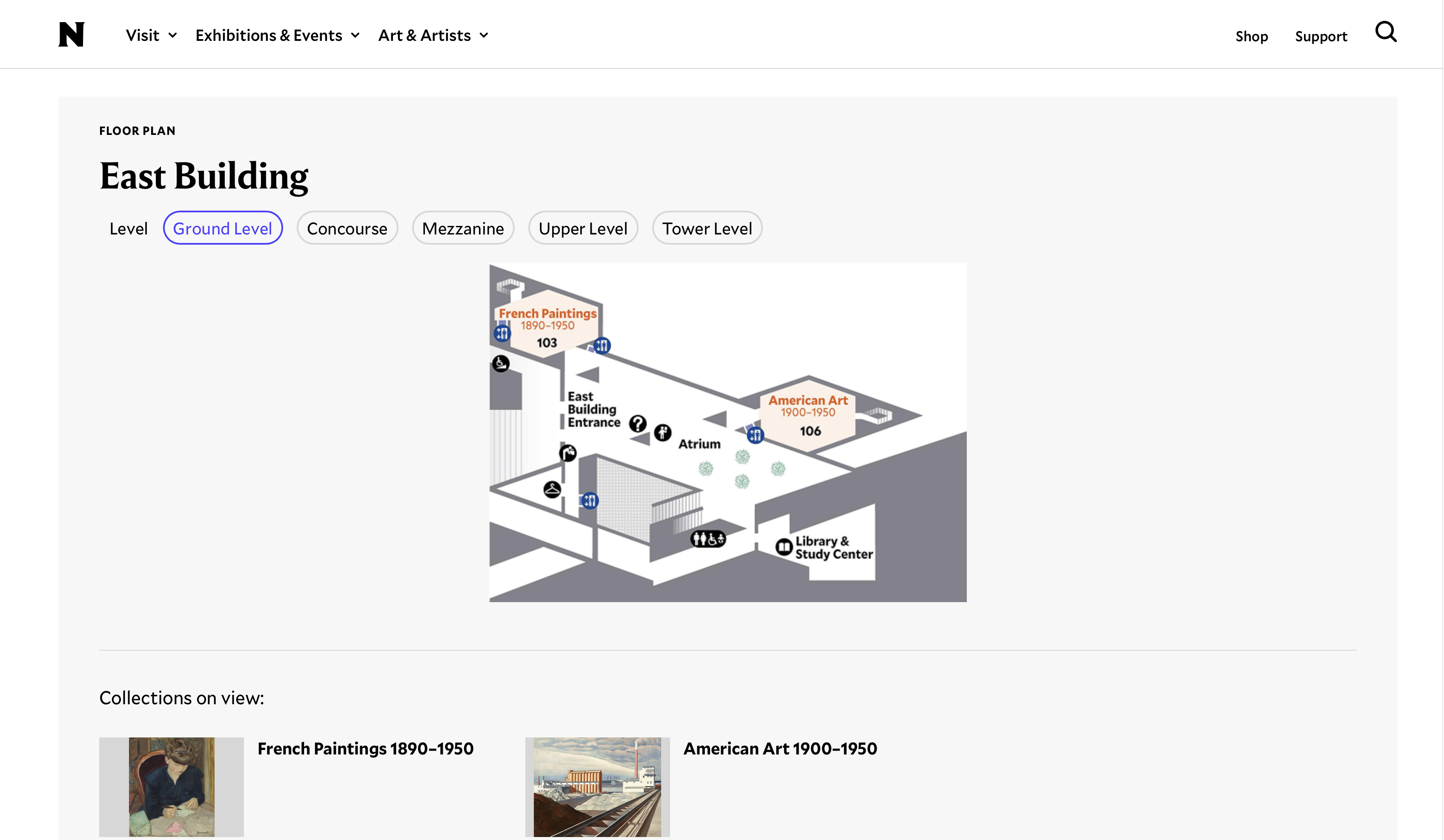 Rec 4C Before: East Building 3D map — shapes ambiguous and confusing
