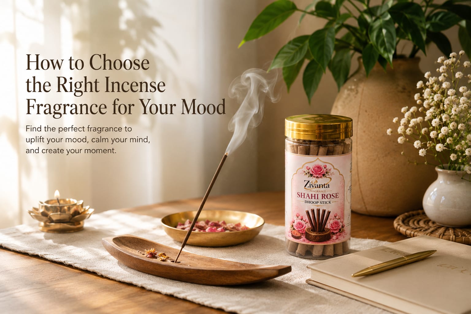 How to choose the right incense fragrance for your mood