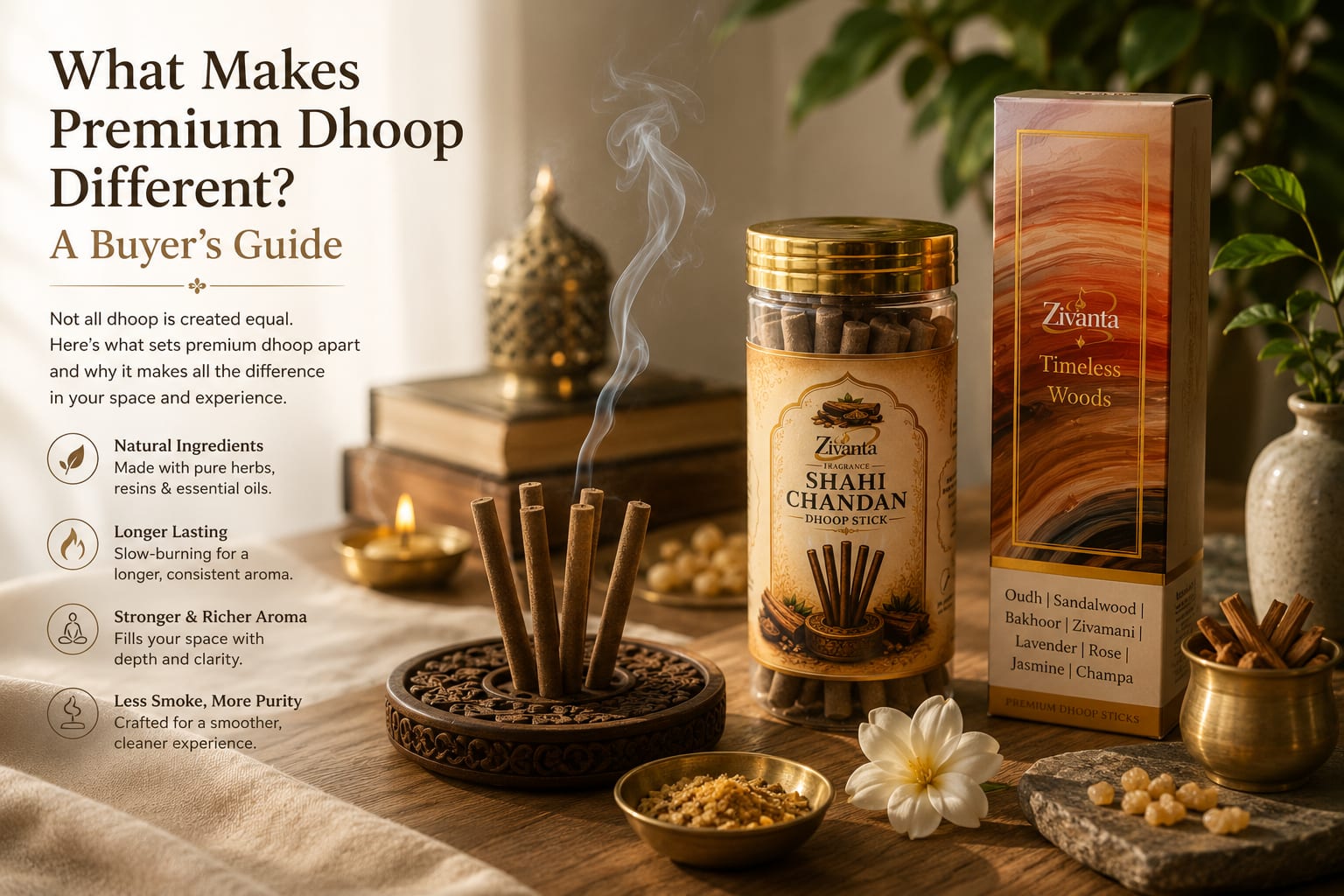 What makes premium dhoop different — buyer's guide to quality incense