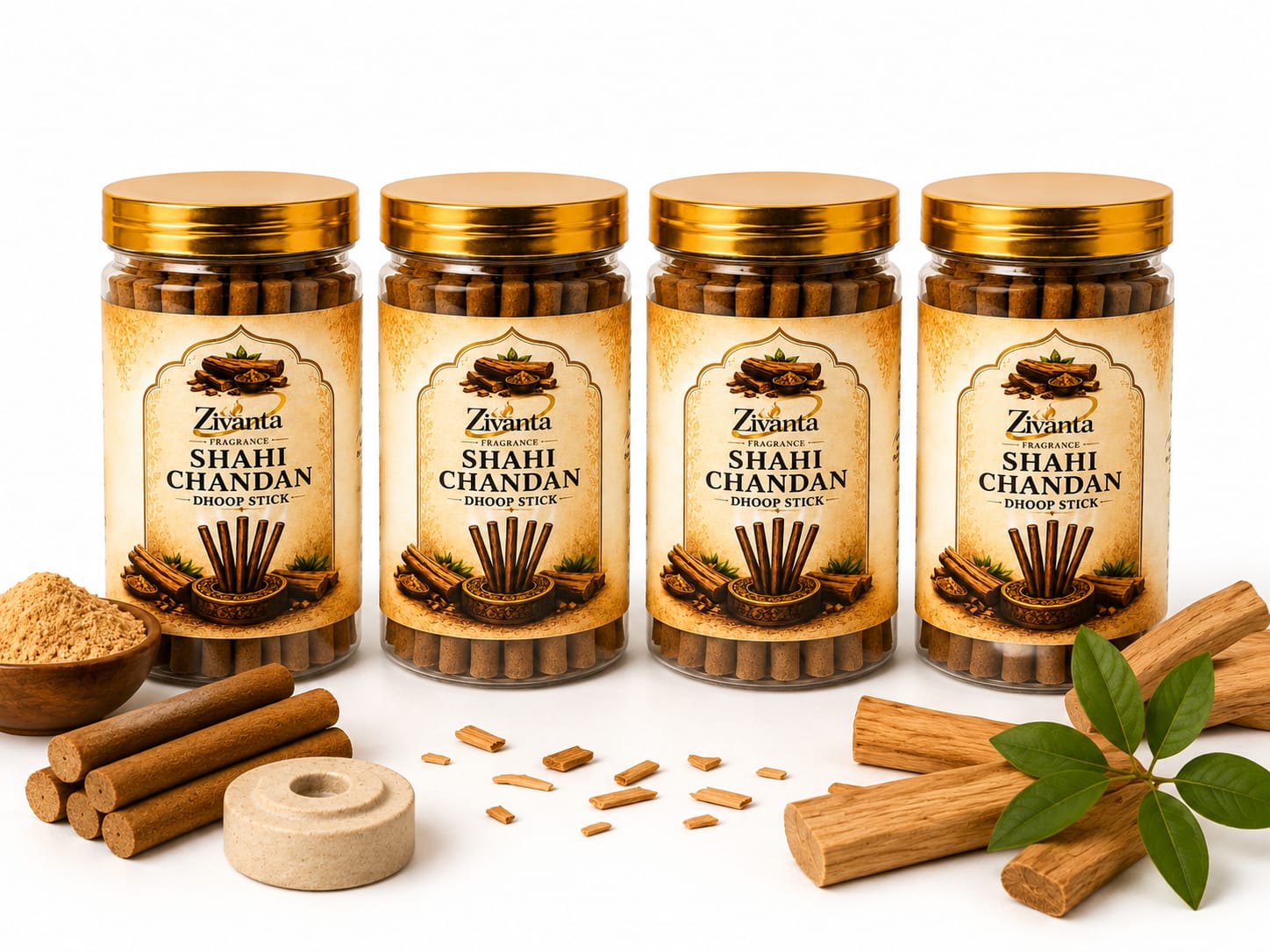 Shahi Chandan Dhoop Stick – Zivanta