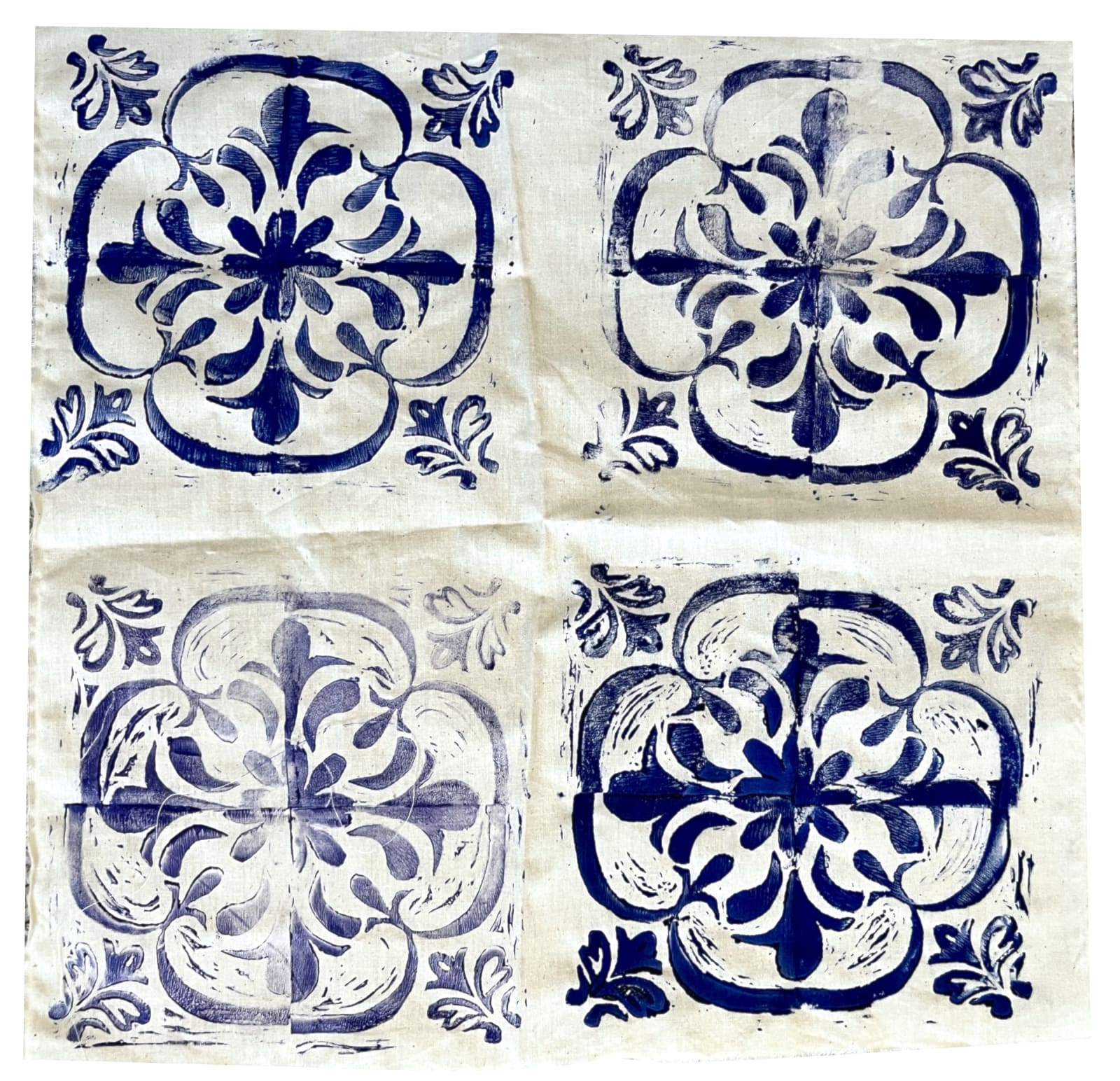 Block print — finished fabric