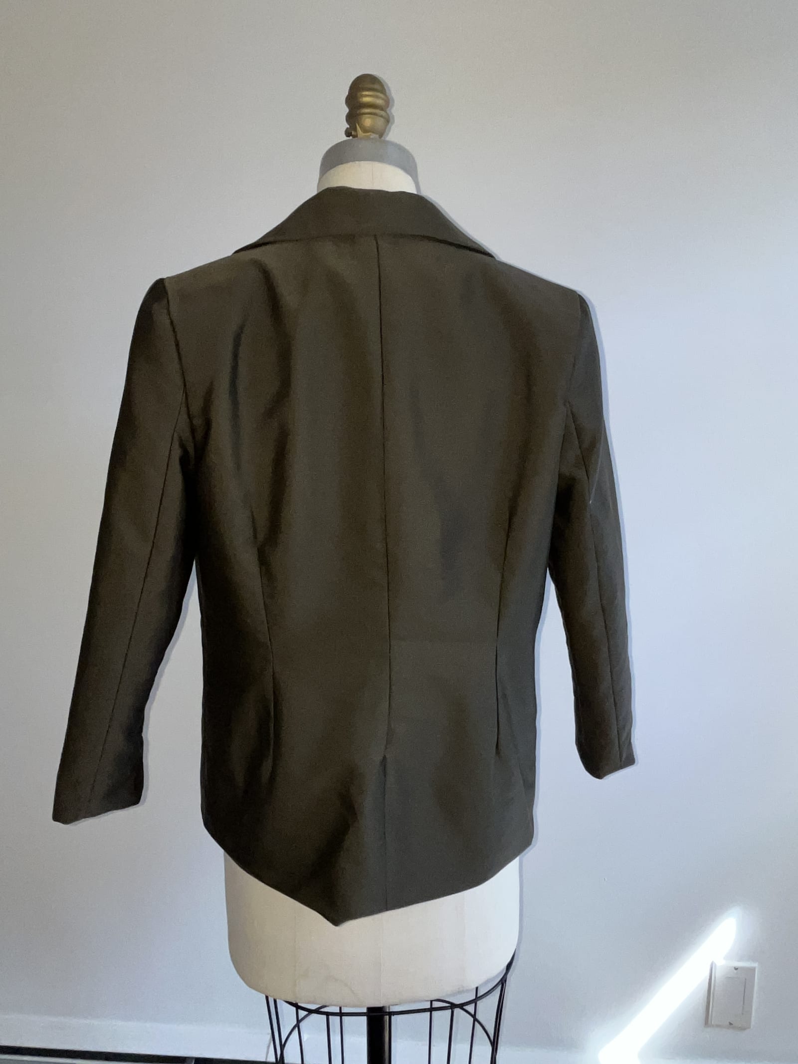 Lined blazer — back