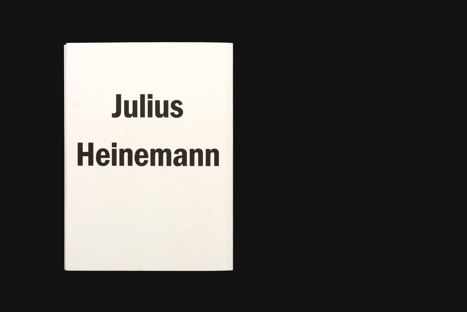 Julius Heinemann – On White