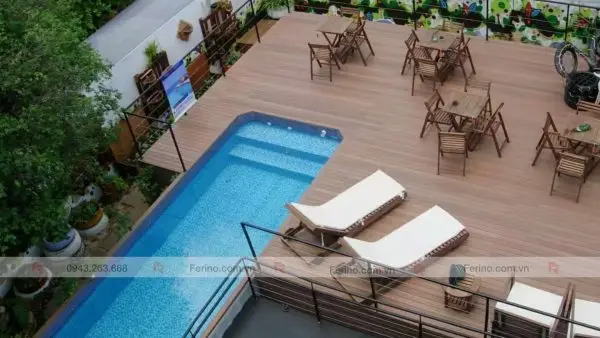 Thi công sàn nhựa hồ bơi chất lượng cao, bền đẹp và an toàn cho gia đình bạn