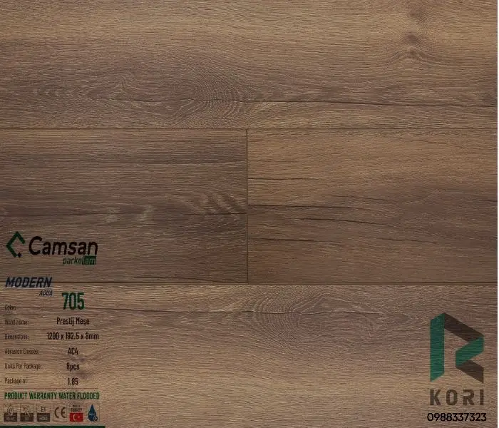 Sàn gỗ công nghiệp Camsan