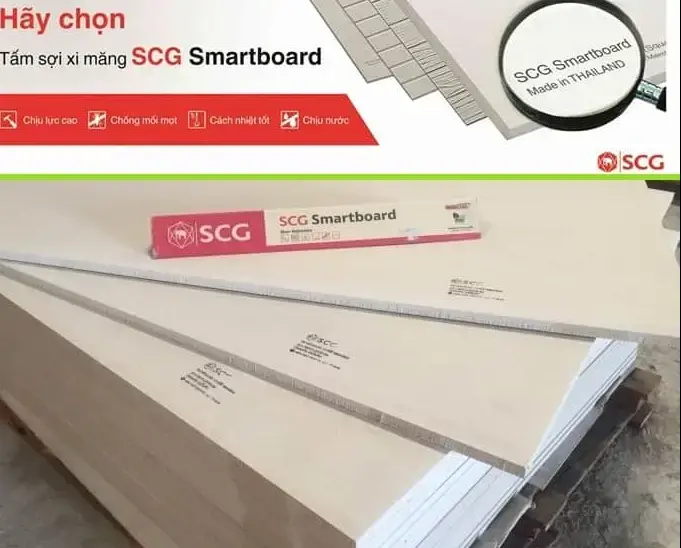 Tấm Cemboard Smartboard chống thấm nước - Giải pháp hoàn hảo cho công trình xây dựng
