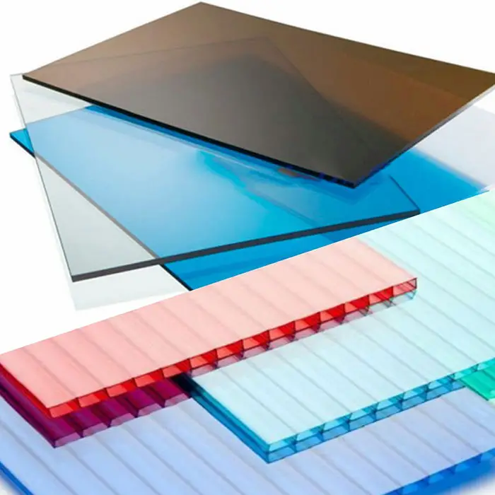 Tấm polycarbonate rỗng trong ứng dụng trang trí