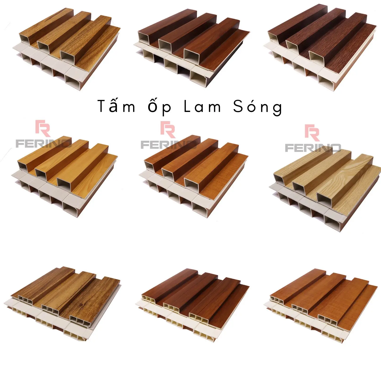 Giá ốp tường nhựa giả gỗ: Tựa đề