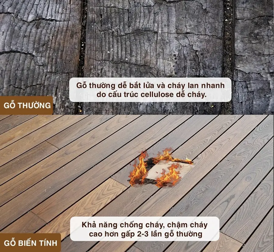 Sàn Gỗ, Lan Can, Hàng Rào Ngoài Trời Bằng Gỗ Biến Tính