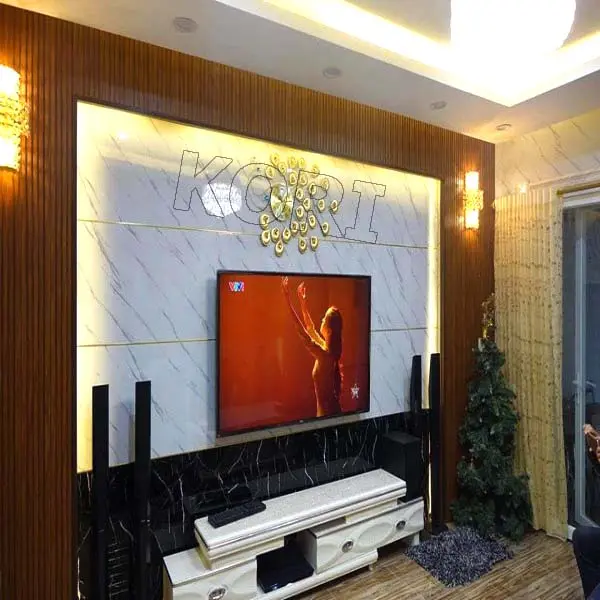 Tấm nhựa ốp tường - Giải pháp nội thất hiện đại-vừa tiết kiệm-đa dạng mẫu mã cho mọi không gian sống