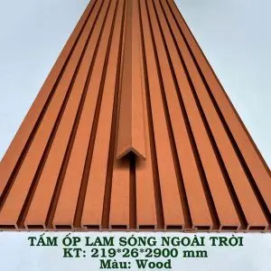 Thanh Lam Sóng Ngoài Trời Giải Pháp Thẩm Mỹ và Bền Vững cho Khu Vực Ngoại Thất