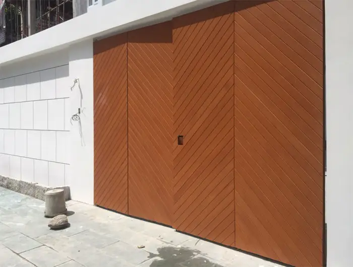 Gỗ nhựa ốp cổng ngoài trời Giải pháp trang trí thông minh cho không gian ngoại thất