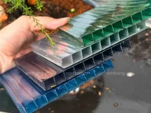 Ứng dụng của tấm polycarbonate ruột rỗng Ứng dụng của tấm polycarbonate ruột rỗng