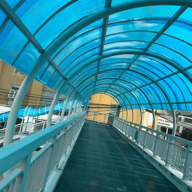 Ứng dụng của tấm polycarbonate ruột rỗng Ứng dụng của tấm polycarbonate ruột rỗng