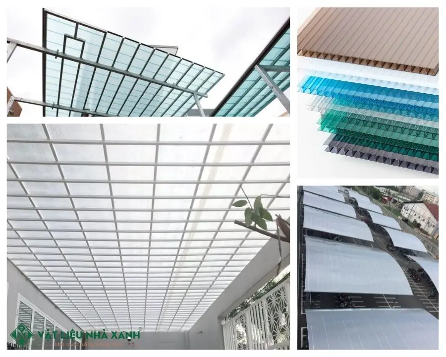 Ứng dụng của tấm polycarbonate ruột rỗng Ứng dụng của tấm polycarbonate ruột rỗng