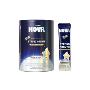 PERDAYS NOVA Strong Growth - Canxi Nước Giúp Bé Tăng Trưởng Toàn Diện - Hộp 30 gói x 15 mL