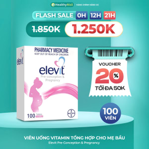 [HÀNG SẴN] Elevit Pre-Conception & Pregnancy Úc - Vitamin Tổng Hợp Cho Mẹ Bầu -  100 viên