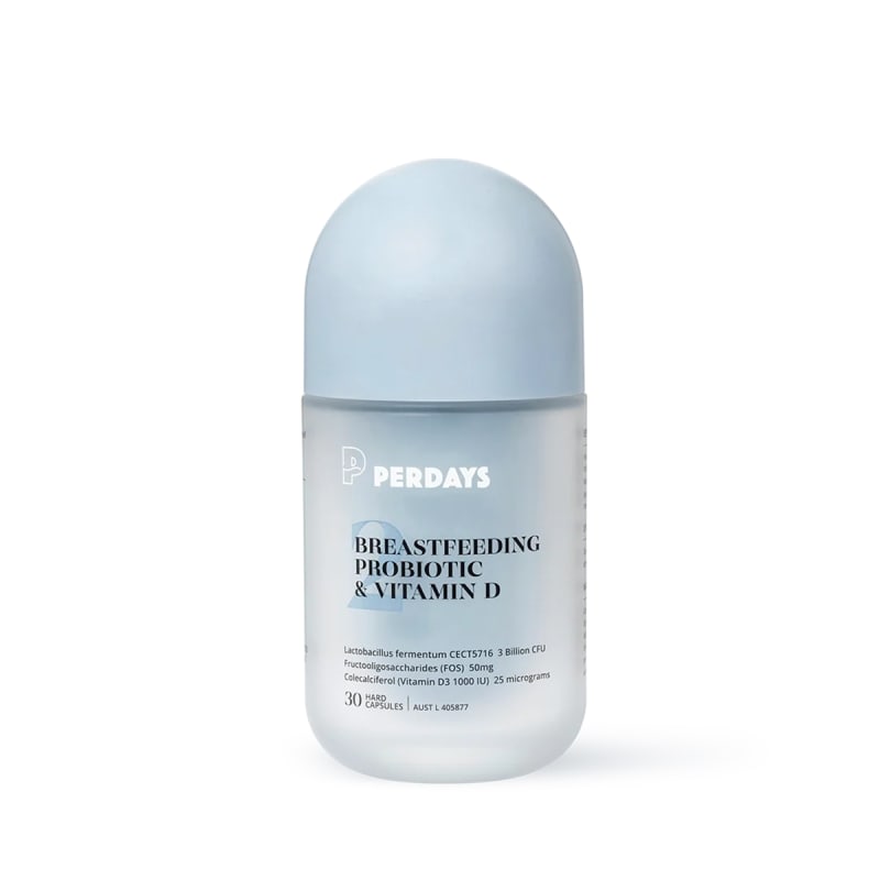 Men Vi Sinh Cho Mẹ Sau Sinh Perdays Breastfeeding Probiotic & Vitamin D – Lọ 30 Viên - ảnh 2