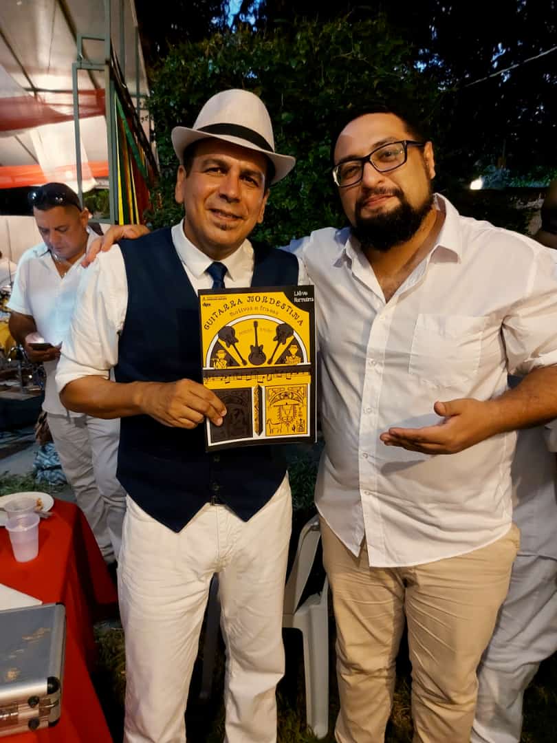 Liêve Ferreira com Maestro Spok - colaboração frevo pernambucano