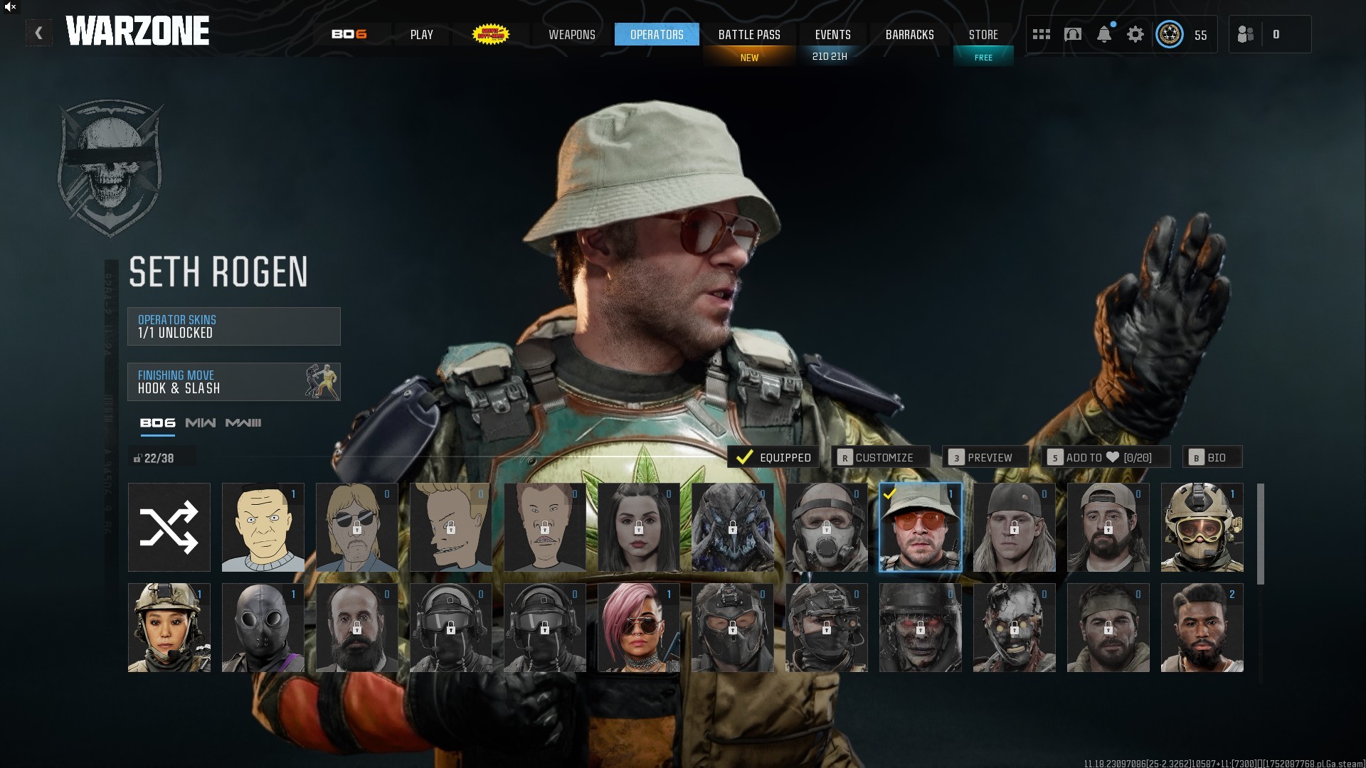 ⭐【WZ4/BO6】🔥【Level 55】x40 Mix Guns Leveled | x3 Battlepass Skins | Coach-Squid Game Skins | x8 Gold Bo6 | Ranked Ready Multiplayer