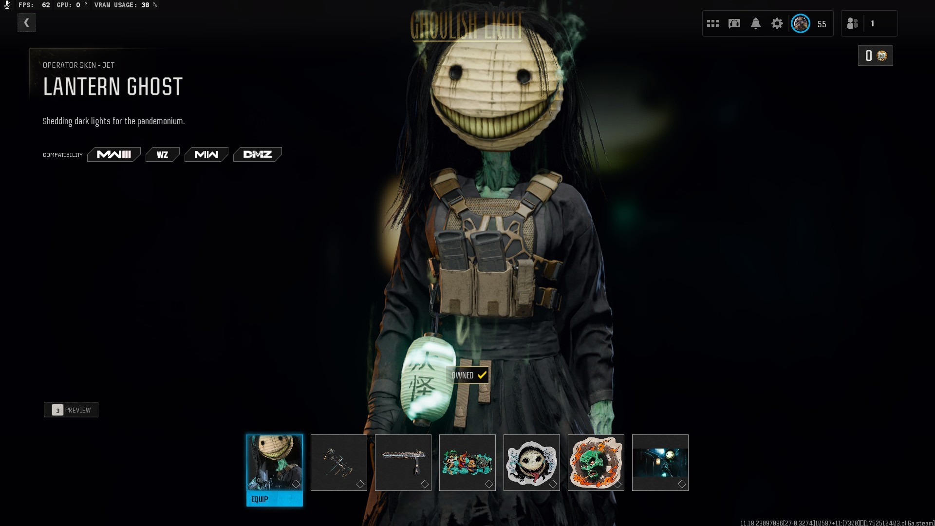 ⭐【Prestige 1】🔥 x5 Bundles | Ghoulish Light-Raphael Bundles | Blackcell S4,S5 Mw3 | Rhea Ripley Blackcell | x55 Gun | Kar98 Tracer…