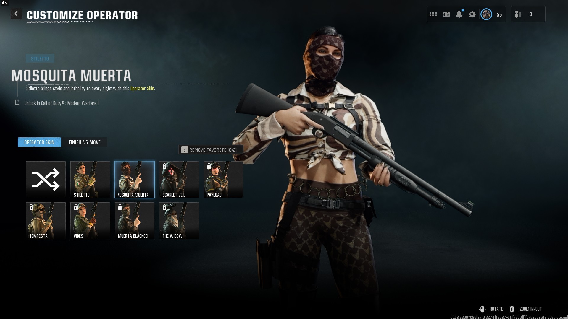 ⭐【Prestige 1】🔥 Riding Hood-Rhea Ripley-Mosquita Skins | x2 Battlepass Skins | x20 Mix Guns | Kar98 Blueprint