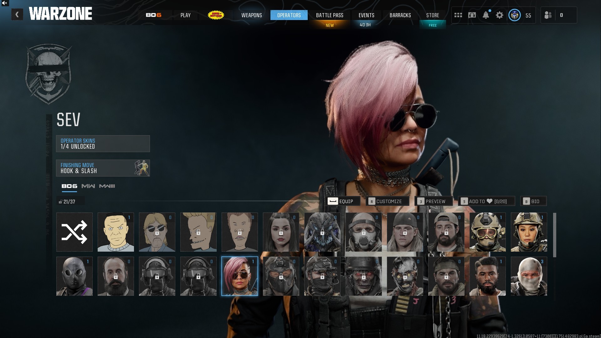 ⭐【Prestige 6】🔥 Battlepass S1,S2 Bo6 | Diamond SMGs | x20 Mix Guns Leveled | Riding Hood Skin | Event Camo