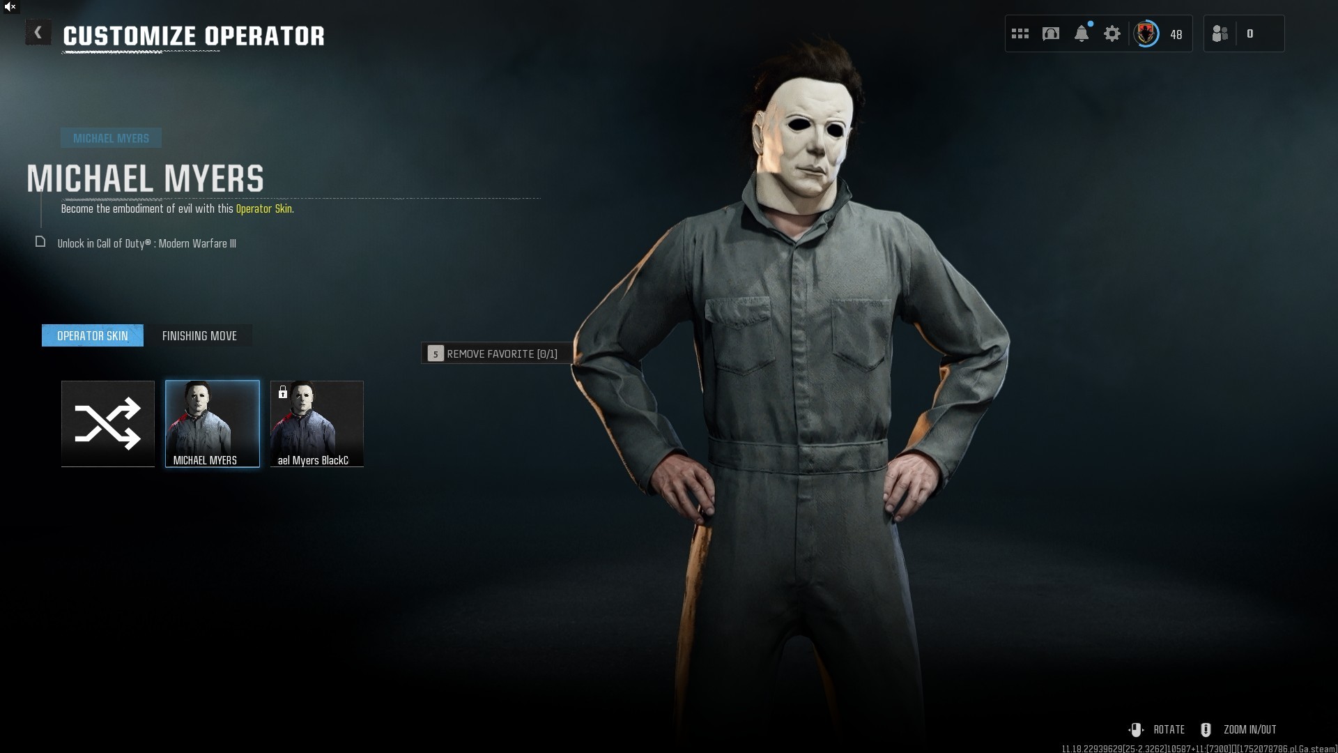⭐【Prestige 3】🔥 Michael Myers Skin | x3 Battlepass Skins | x15 Mix Guns Leveled | x1 Event Camo | x3 Gold Bo6 | Ranked Ready Multiplayer