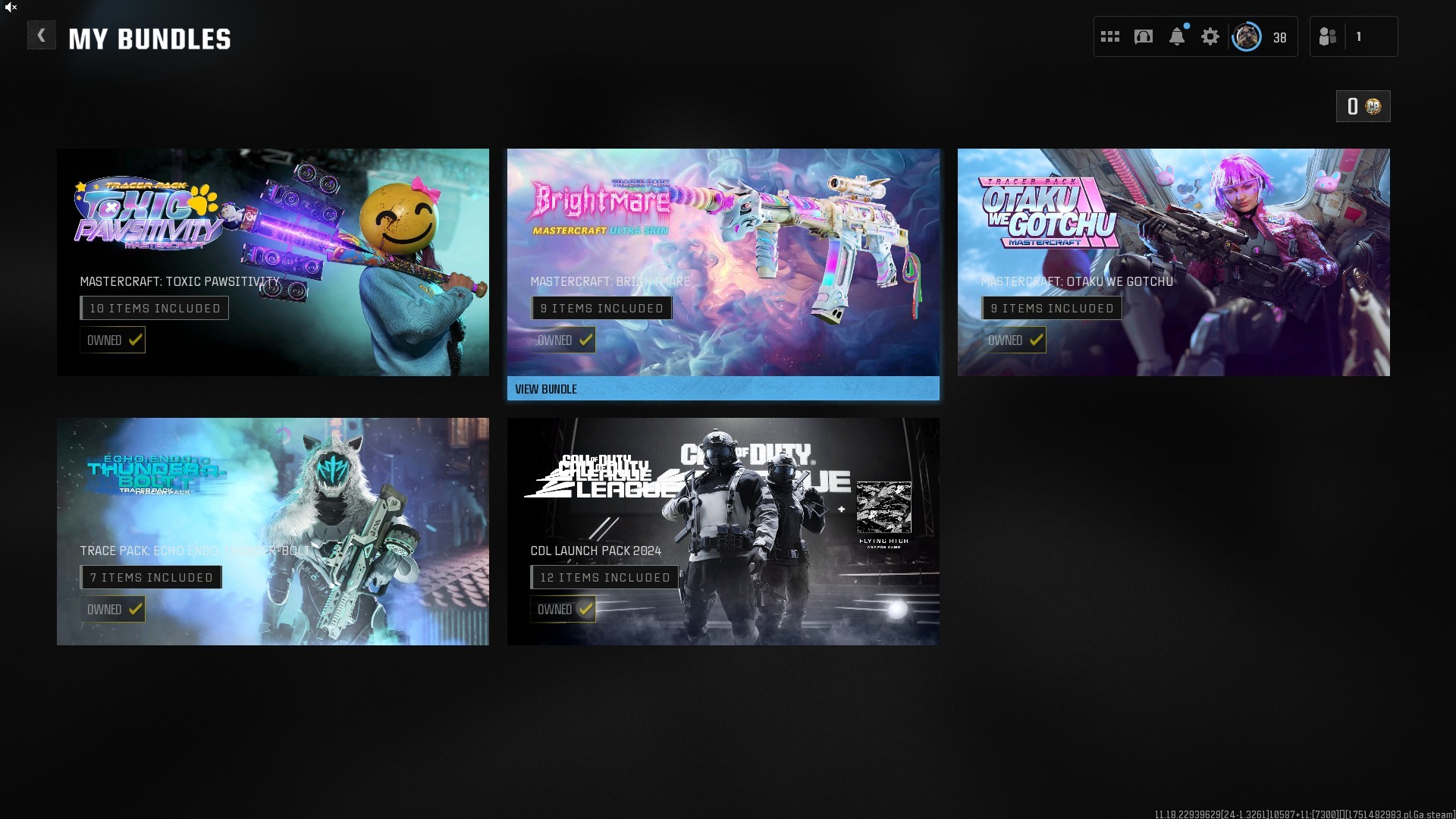 ⭐【Prestige 1】🔥 x5 Bundles | Michael Myers | Blackcell S1 Bo6 Max | Bo6 Camos | Kar98 Max | Mix Guns Old and New | Event Camos