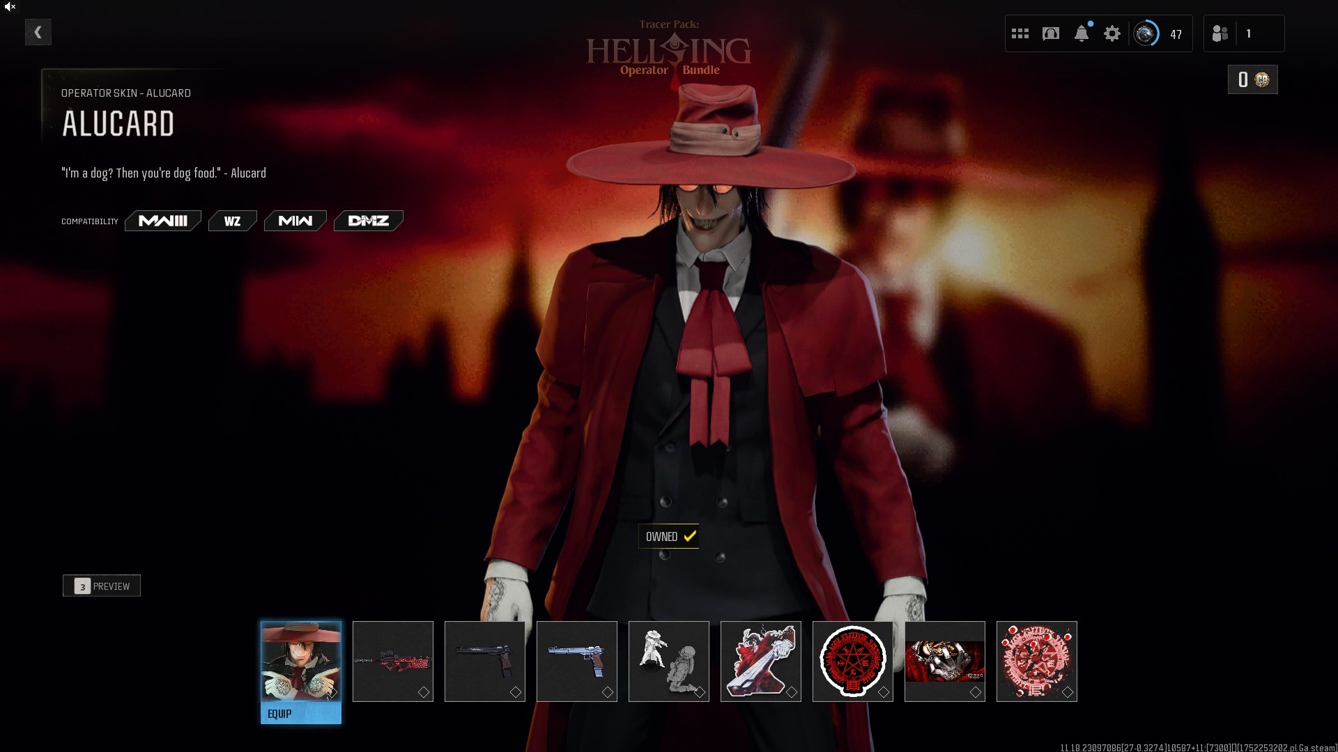 ⭐【Prestige 8】🔥 Rare Alucard Bundle | Hellsing Skin | x4 Bundle | x14 Battlepass Skins | Snoop Dogg Blackcell Max | Stacked Account