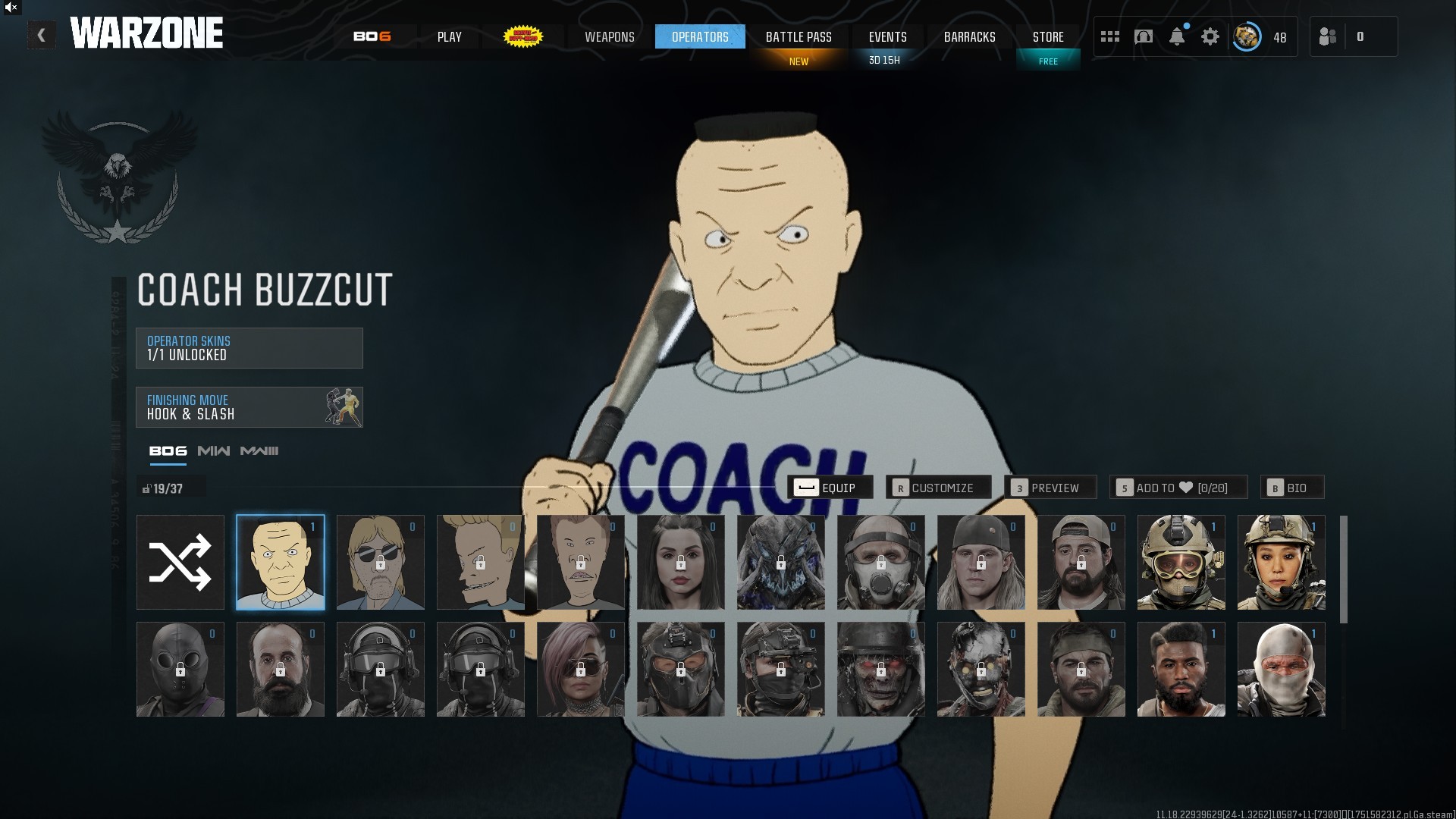 ⭐【Prestige 4】 x20 Mix Guns | x6 Gold Bo6 | Squid Game-Coach Skins | Ranked Ready 50 Wins