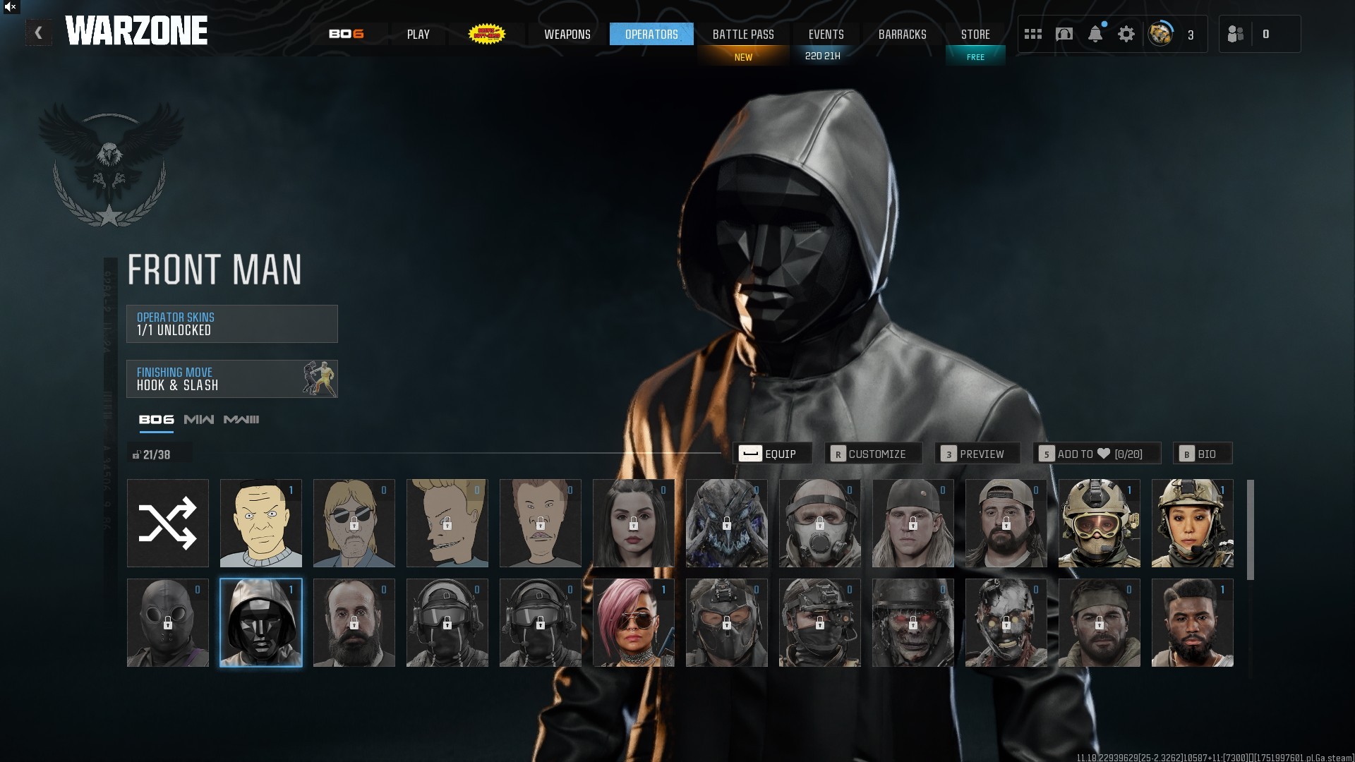 ⭐【Prestige 4】🔥 Rare Front Man Skin | S1 Battlepass | x20 Mix Guns Leveled | Ranked Ready Multiplayer