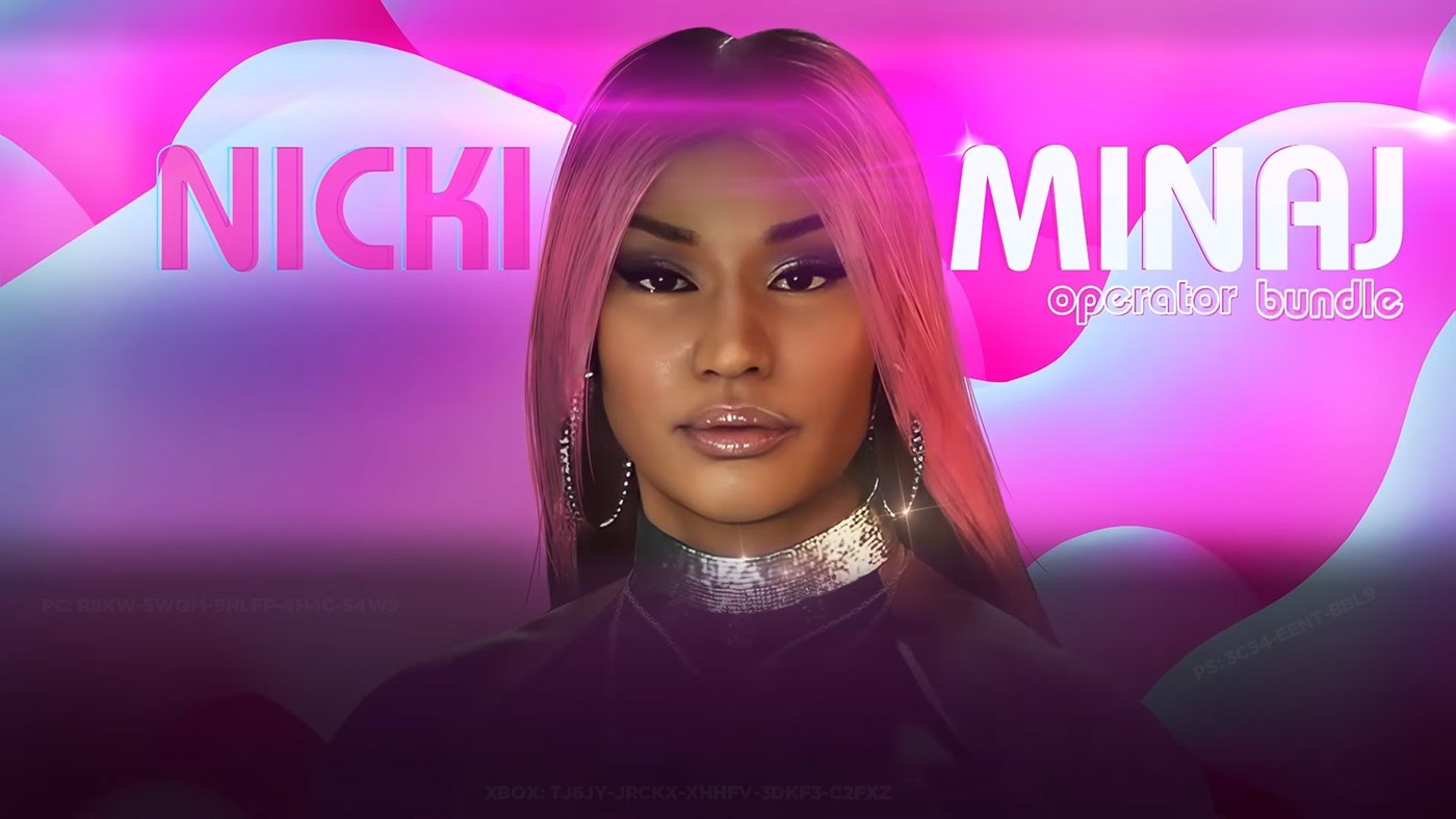 ⭐【Level 55】🔥 Rare Nicki Minaj Bundle | Event Camo | XP Tokens