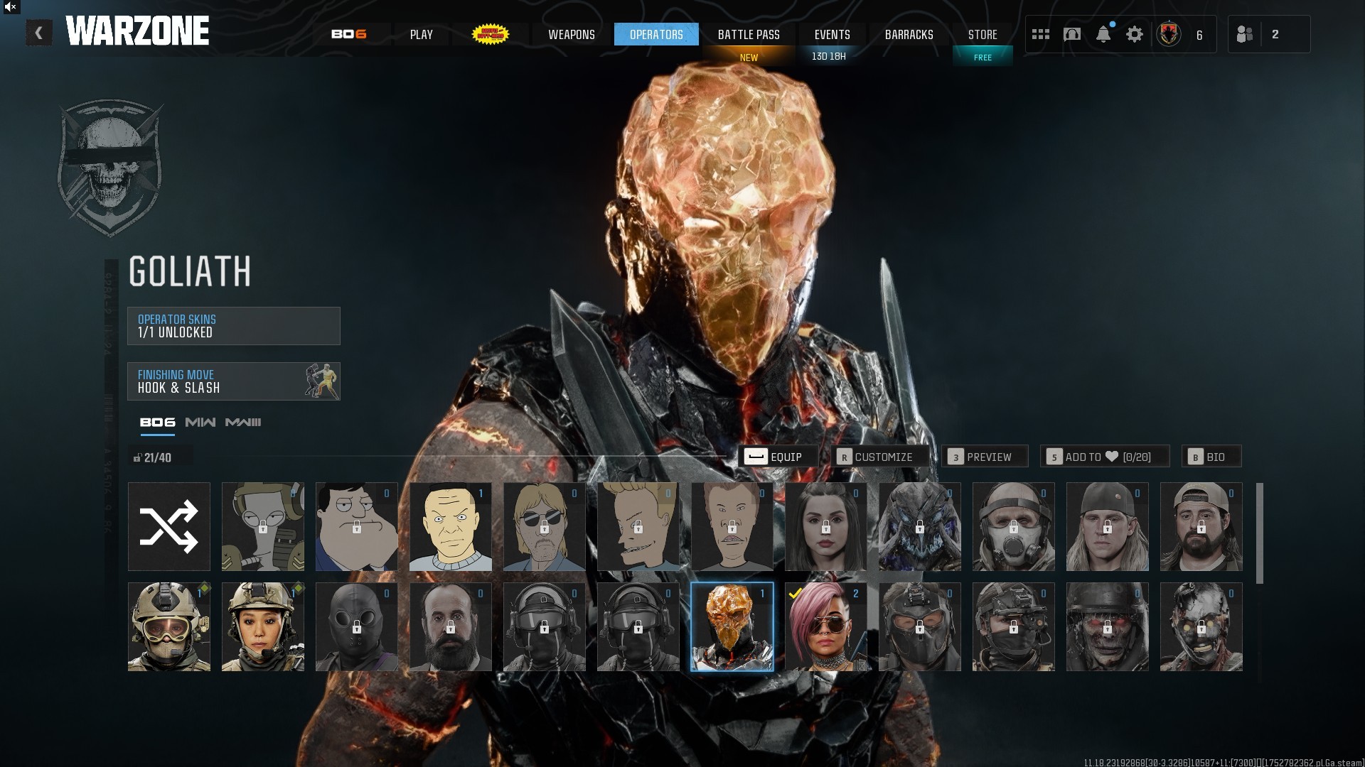 ⭐【Prestige 3】🔥 Blackcell S1 | Rick Grimes Skin | Rare Beta Skin Mw2 | x35 Mix Guns Leveled | XP Tokens