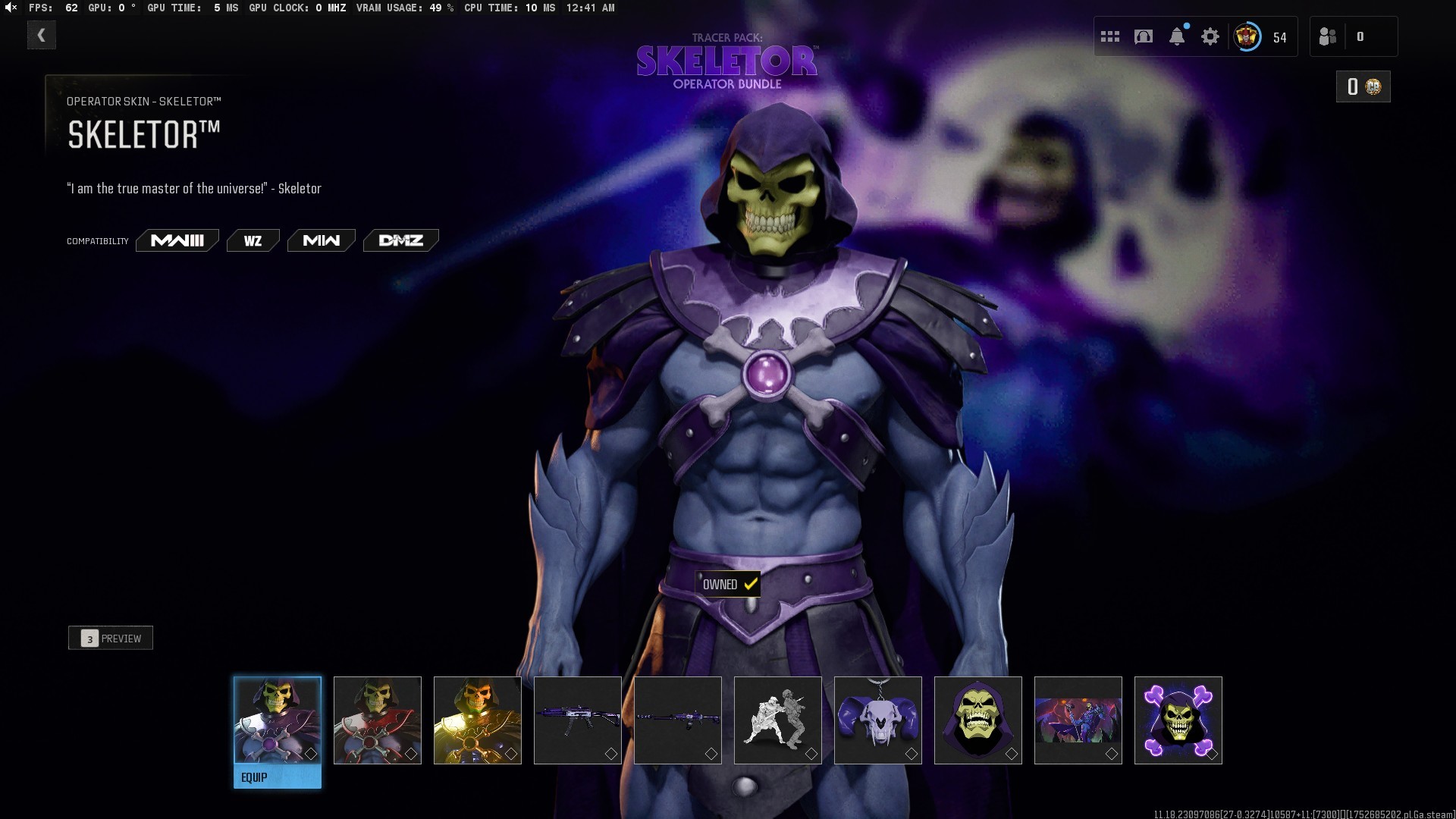 ⭐【Prestige 2】🔥 x38 Bundle | Rare Skeletor Bundle | Pink Guard | Blackcell S1 | Replacer Skin | Front Man