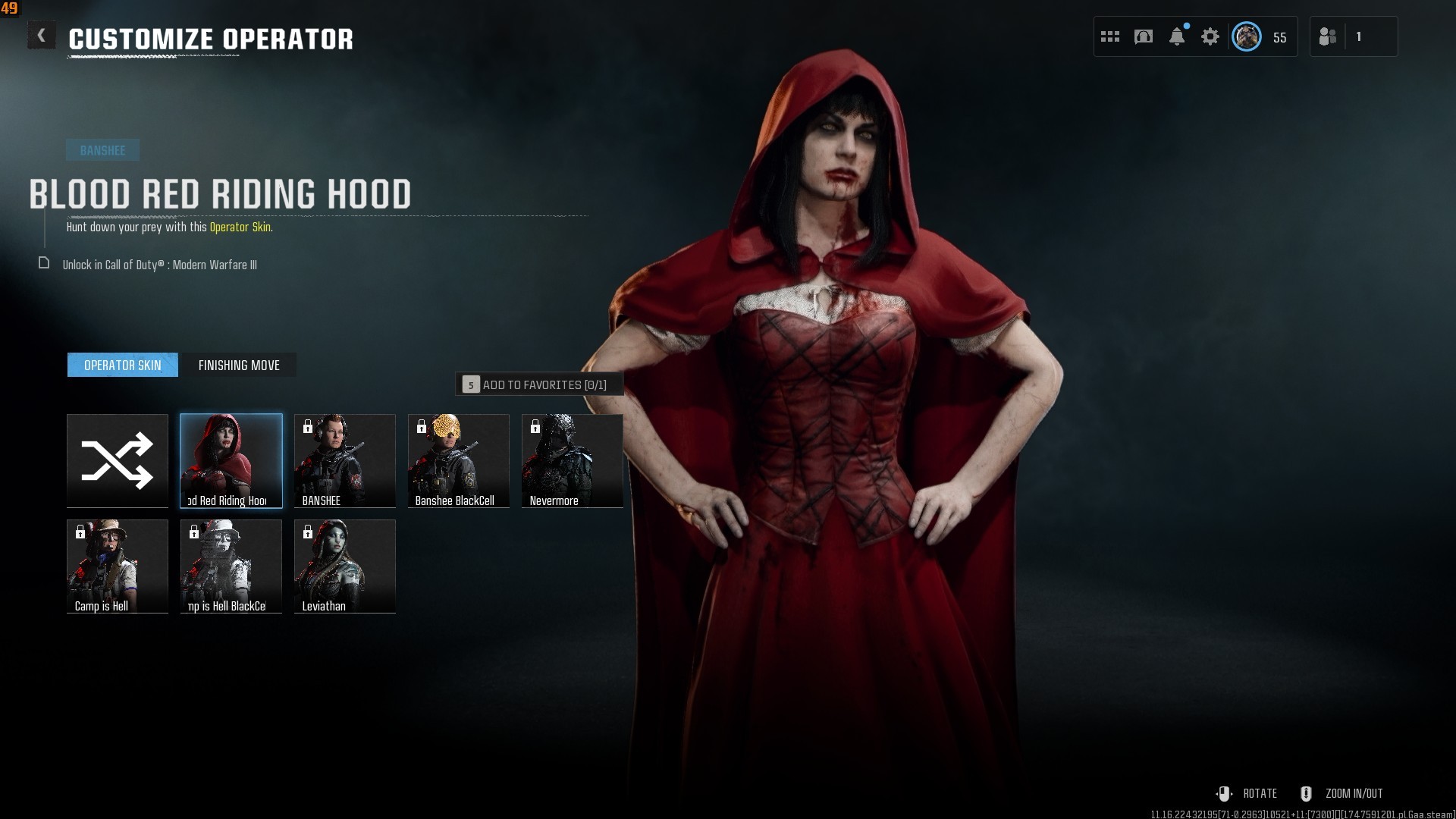 ⭐【WZ4/BO6】🔥【Prestige 1】x55 Guns Leveled | Kar98/Superi Max | Bo6 and Mw3 Guns | Riding Hood-Squid Game Skins