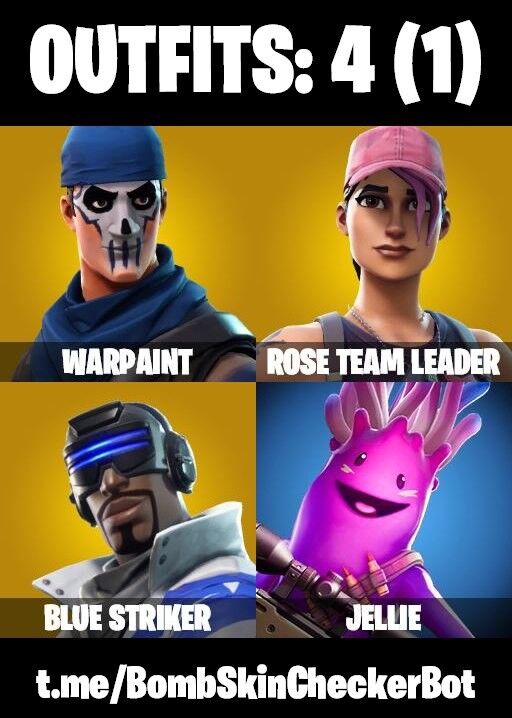 Fortnite Account ( PLAYSTATION / XBOX / NINTENDO ) (Blue Striker) (4 Skins)