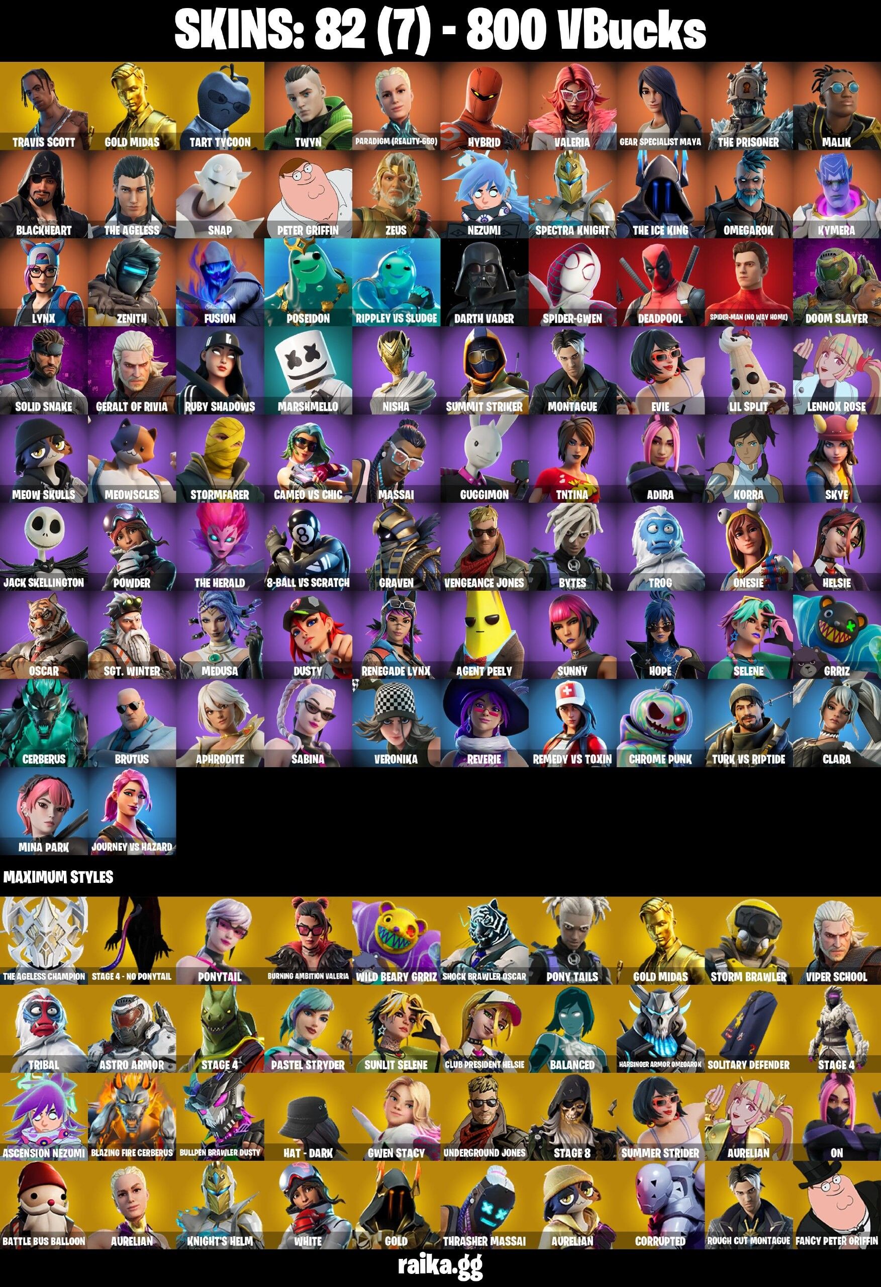 Fortnite Account ( PLAYSTATION / XBOX / PC / NINTENDO / MOBILE ) (Travis Scott) (82 Skins) Fortnite Account ( PLAYSTATION / XBOX / PC / NINTENDO / MOBILE ) (Travis Scott) (82 Skins)