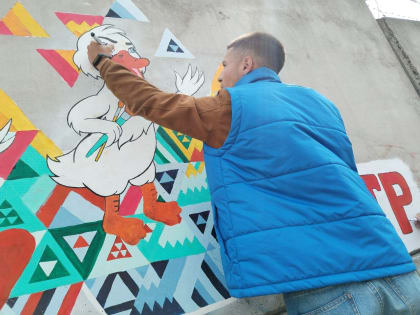 В День России молодогвардейцы Стерлитамака создали арт-объект