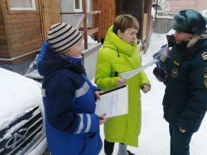 Пожарные проводят профилактические рейды по жилому фонду