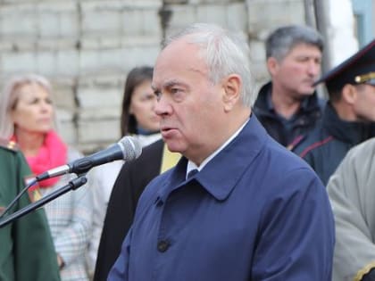 Константин Толкачев принял участие в проводах мобилизованных уфимцев