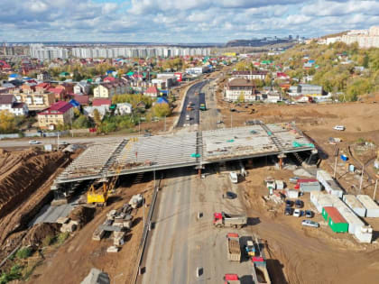 Дорожные стройки Уфы