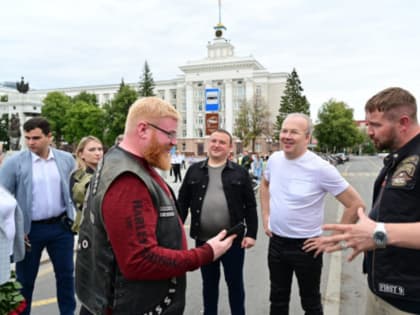 Андрей Назаров встретился в Уфе с участниками мотофестиваля Baltic Rally «Владивосток – Выборг»