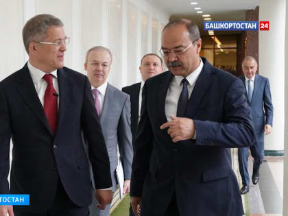 Глава Башкирии Радий Хабиров встретился с Премьер-министром Узбекистана Абдуллой Ариповым