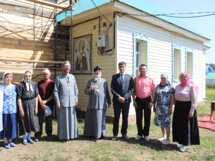 Шаранский район посетил митрополит Уфимский и Стерлитамакский Никон, глава Башкортостанской митрополии