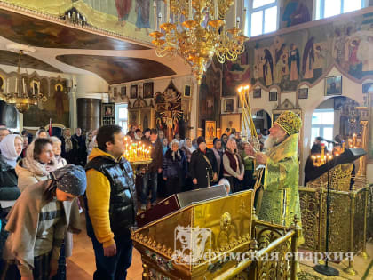 Служение митр.НИКОНА в день преставления прп. Сергия, игумена Ра́донежского, чудотворца