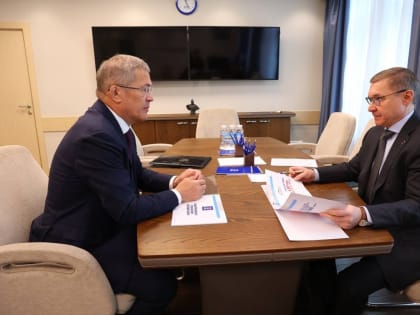 Встреча Радия Хабирова с Владимиром Якушевым в Москве