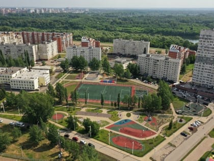 В Уфе обновили сквер «Птицы» в микрорайоне «Сипайлово»